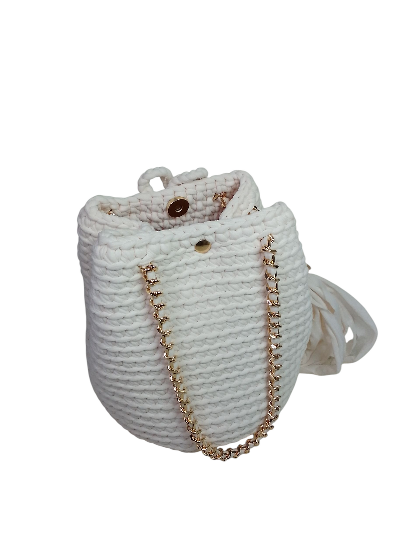 Bolso cubo color crudo (tono rosado suave). Bolso mochila saco crudo. Bolso atemporal