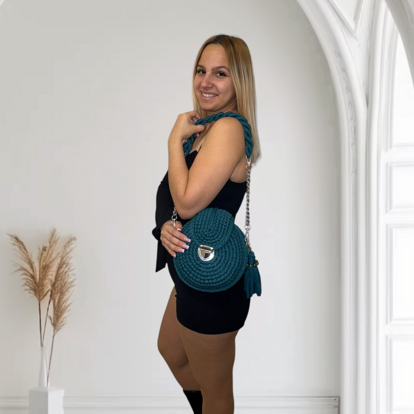 Bolso Lyssny verde brillante