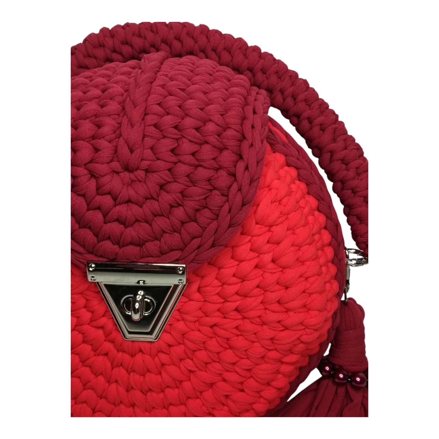 Bolso Lyssny rojo-burdeos