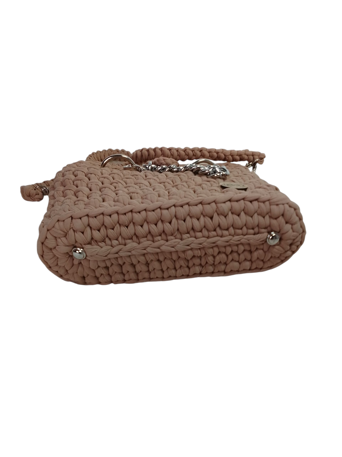 Bolso beige elegante hecho a mano. Bolso ligero handmade