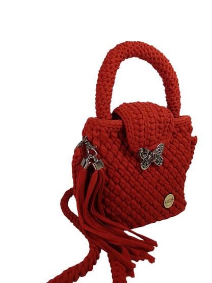 Bolso color caldera Elegante. Bolso muy ligero en trapillo pluma