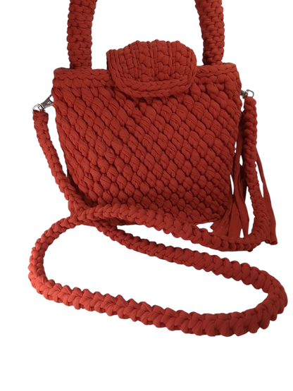 Bolso color caldera Elegante. Bolso muy ligero en trapillo pluma