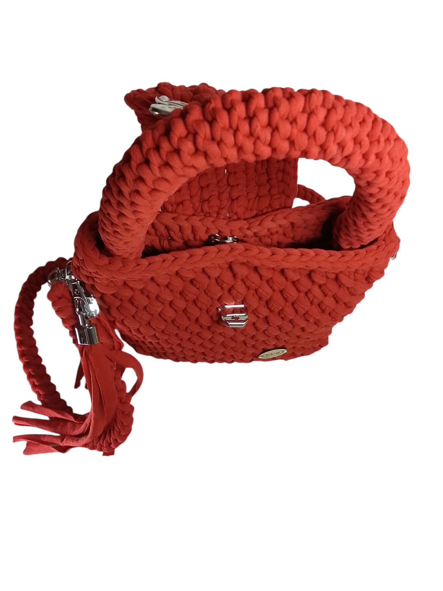 Bolso color caldera Elegante. Bolso muy ligero en trapillo pluma