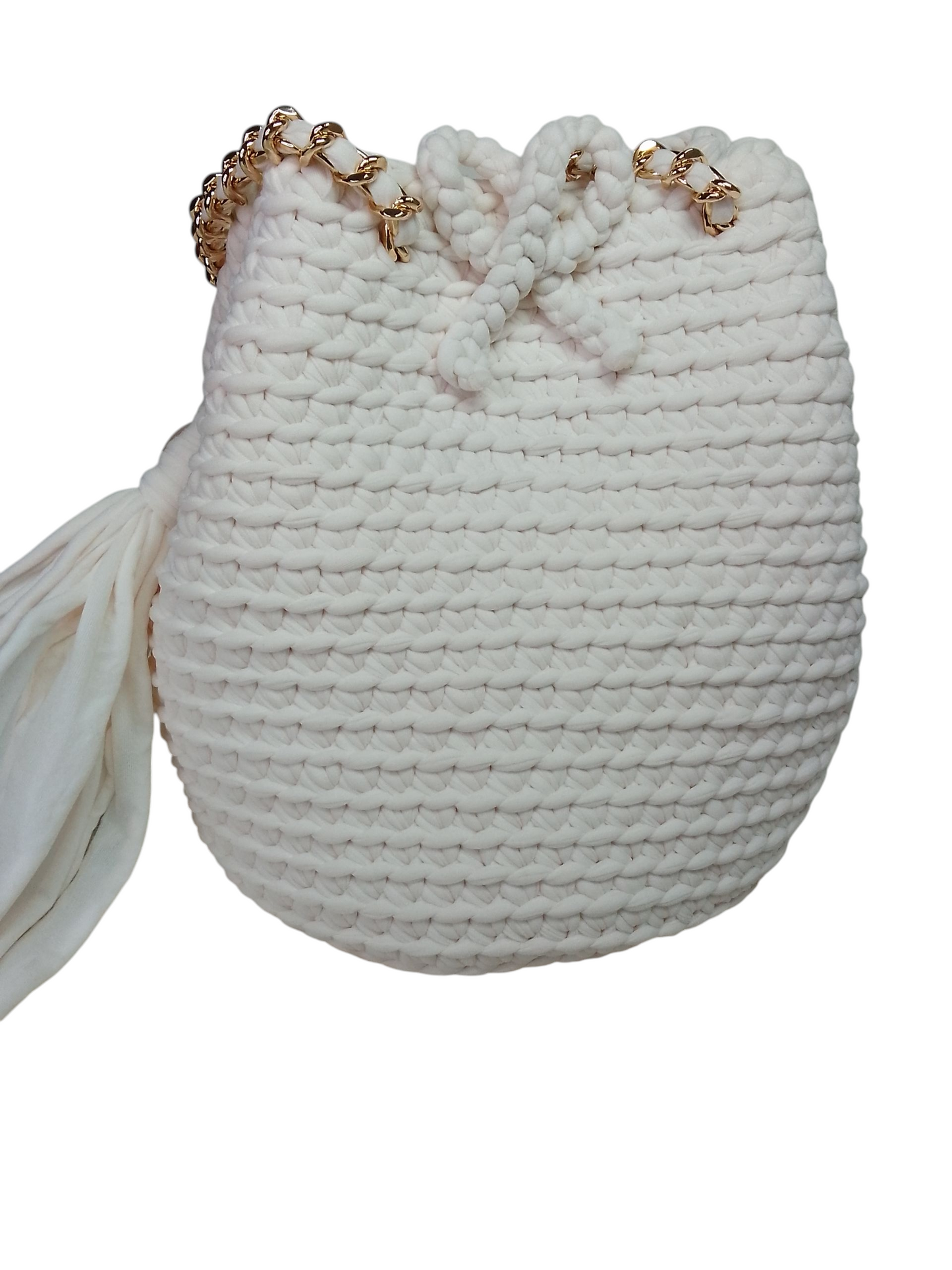 Bolso cubo color crudo (tono rosado suave). Bolso mochila saco crudo. Bolso atemporal