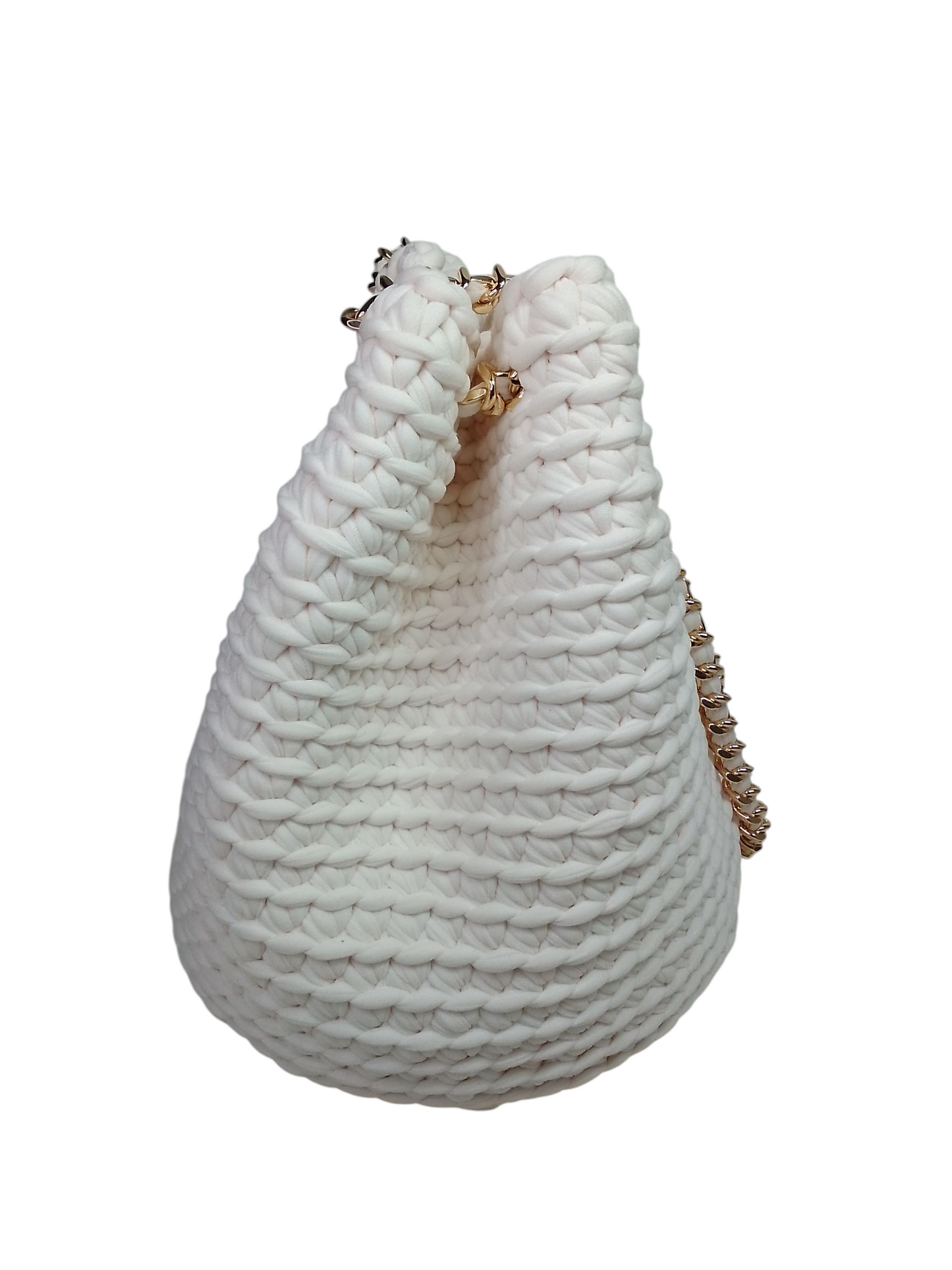 Bolso cubo color crudo (tono rosado suave). Bolso mochila saco crudo. Bolso atemporal
