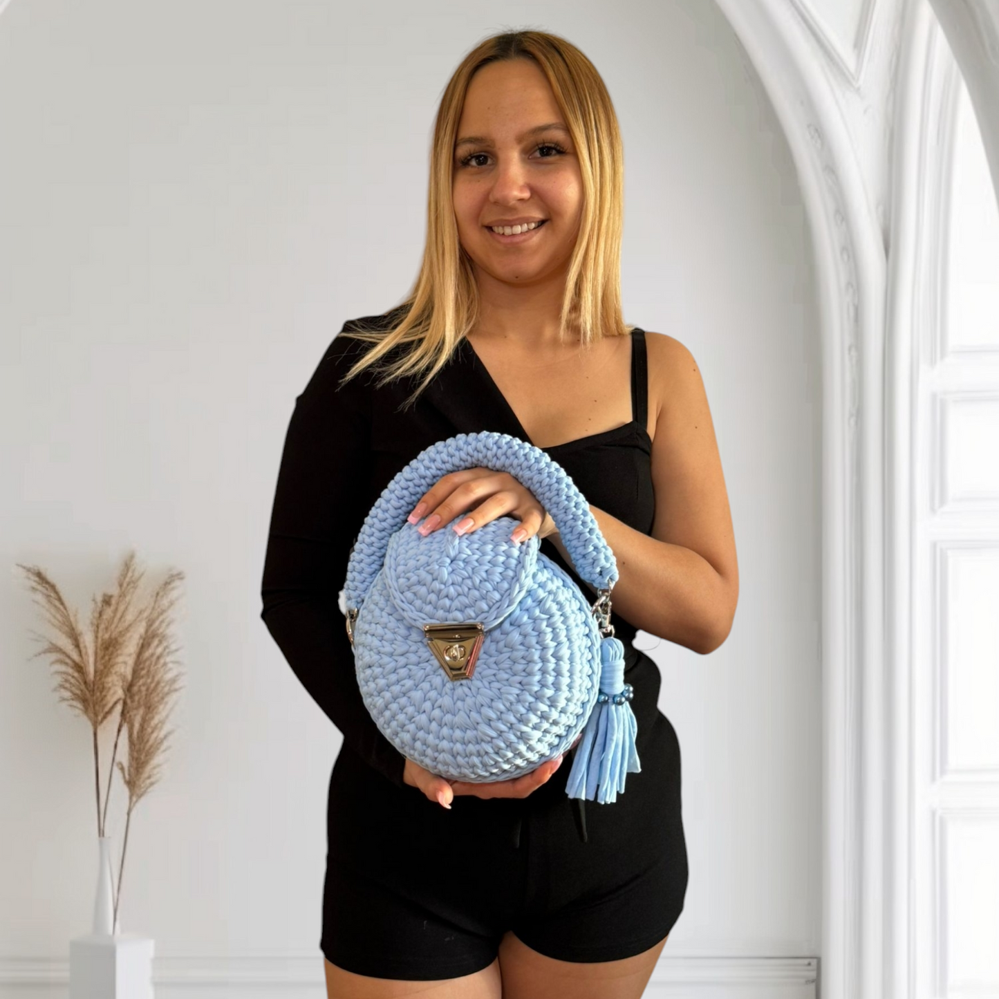 Bolso Lyssny azul celeste
