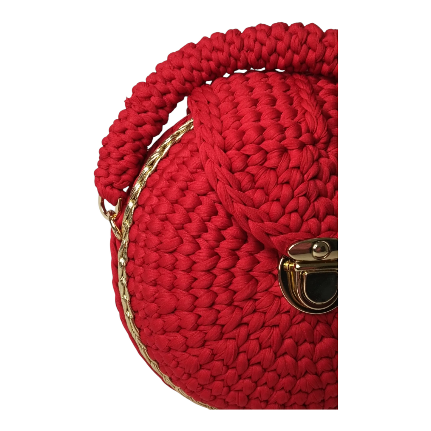 Bolso Lyssny granate y dorado