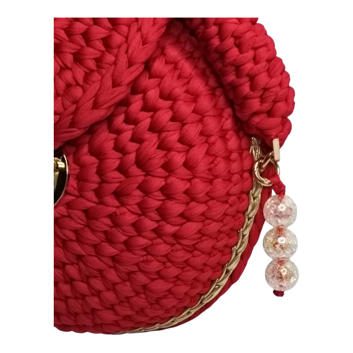 Bolso Lyssny granate y dorado