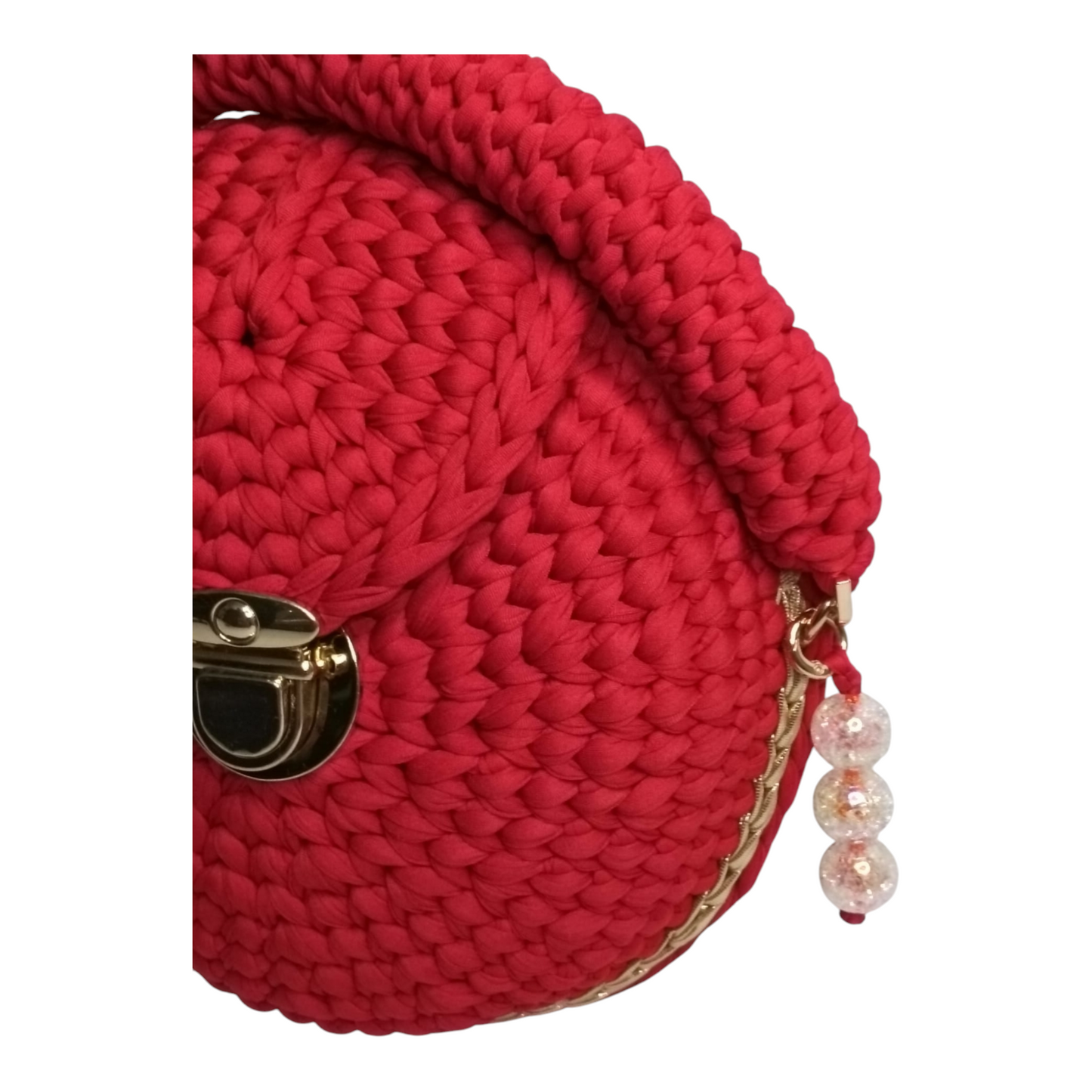 Bolso Lyssny granate y dorado