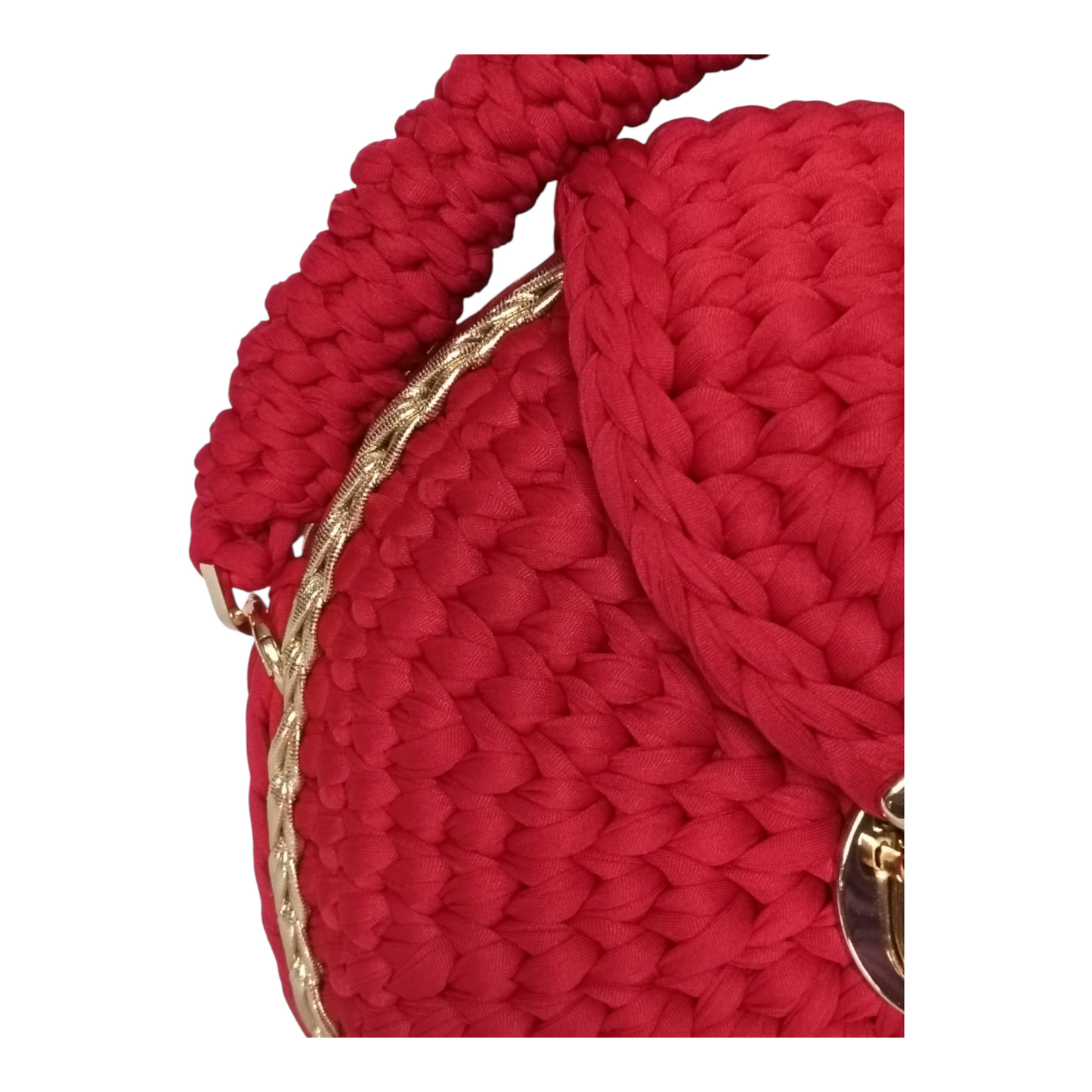 Bolso Lyssny granate y dorado