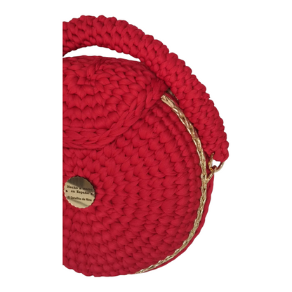Bolso Lyssny granate y dorado