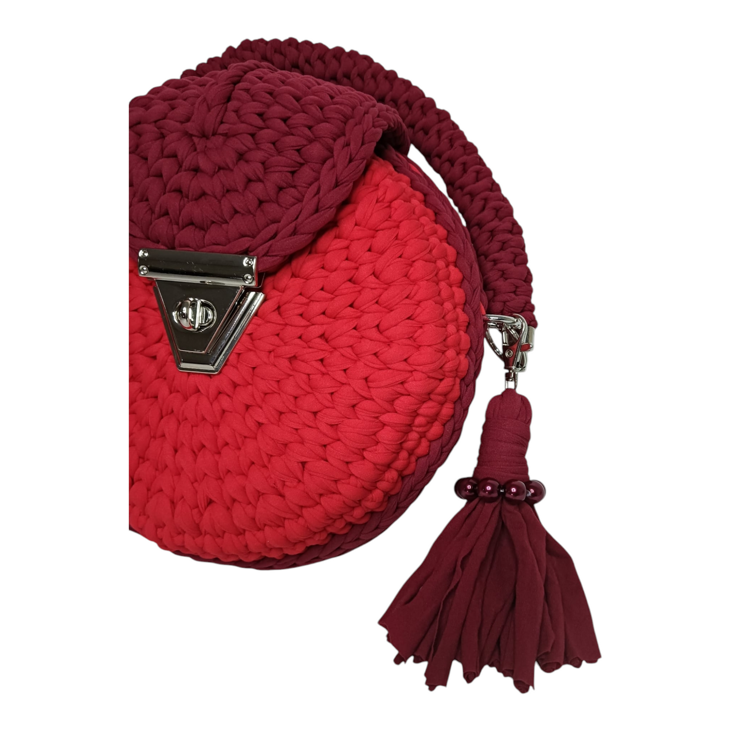 Bolso Lyssny rojo-burdeos