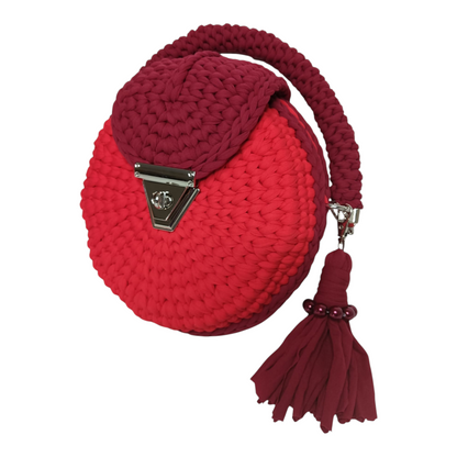 Bolso Lyssny rojo-burdeos