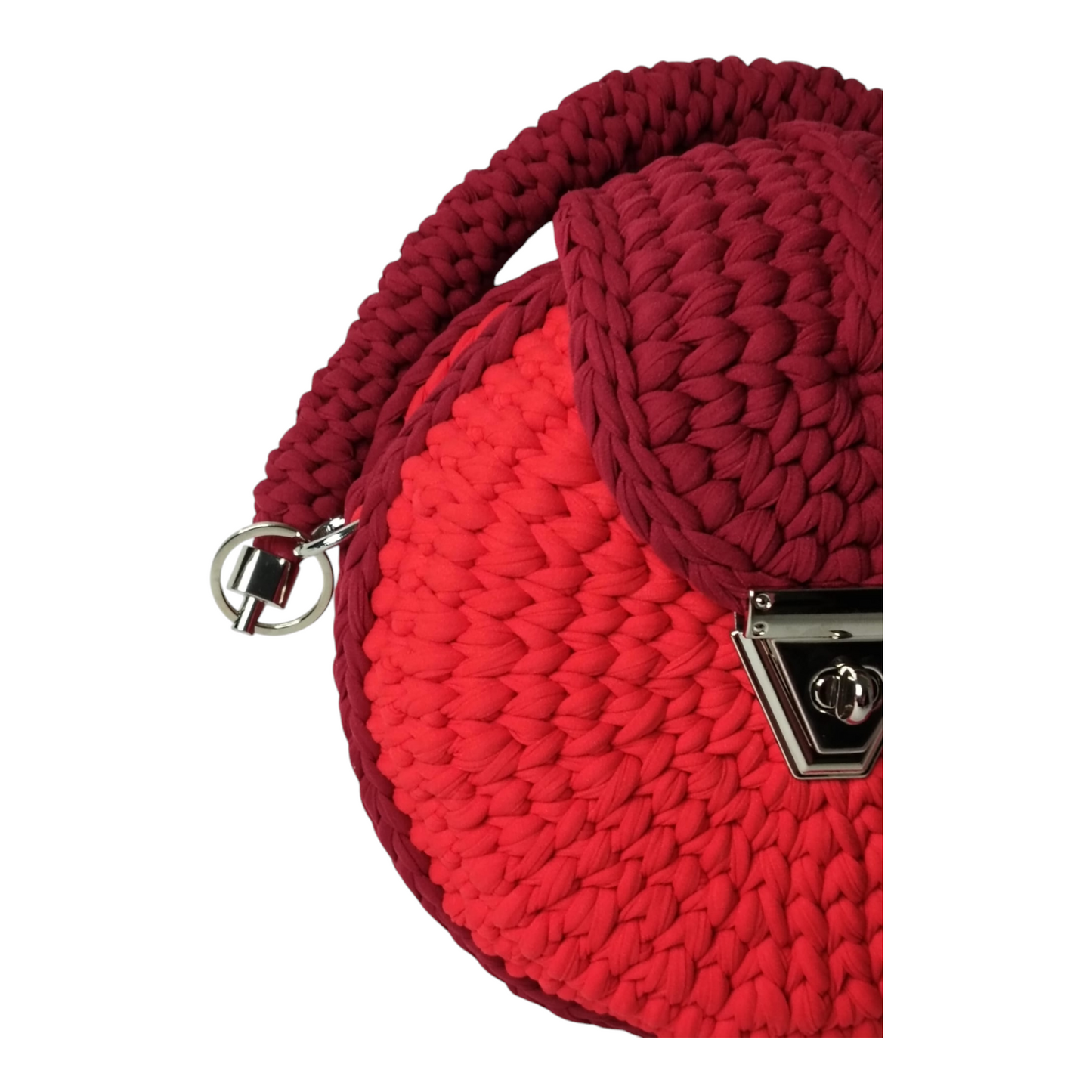 Bolso Lyssny rojo-burdeos