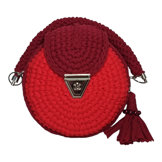 Bolso Lyssny rojo-burdeos