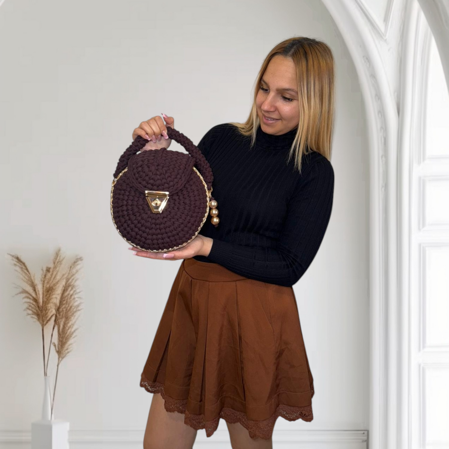 Bolso Lyssny marrón oscuro