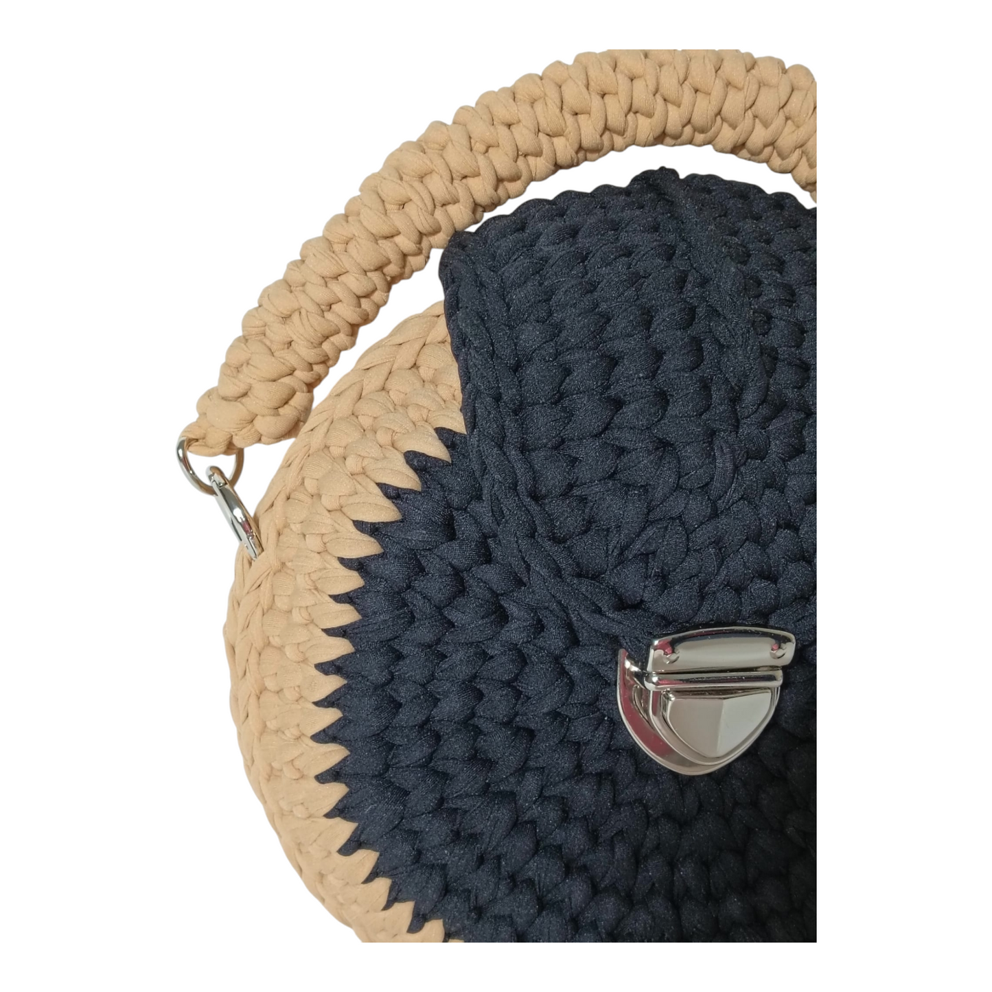 Bolso Lyssny negro y arena