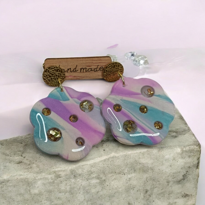 Pendientes multicolor