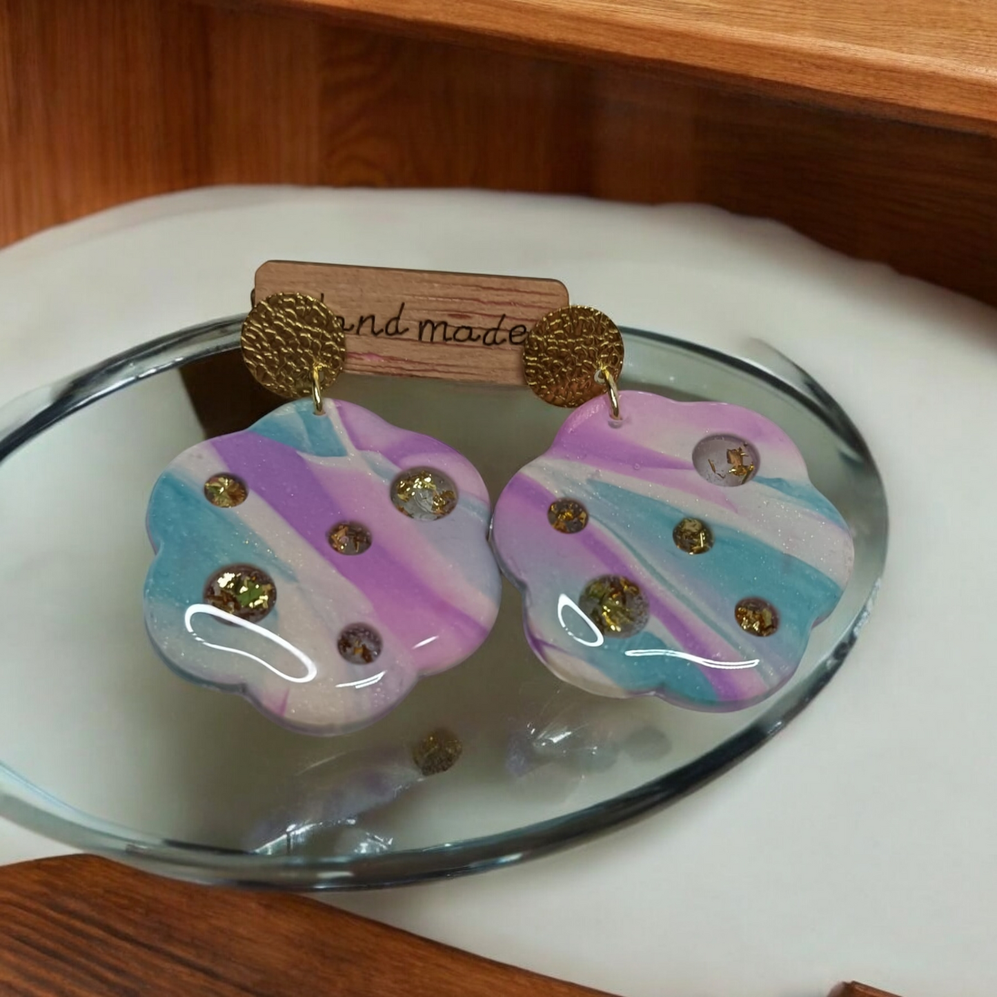 Pendientes multicolor