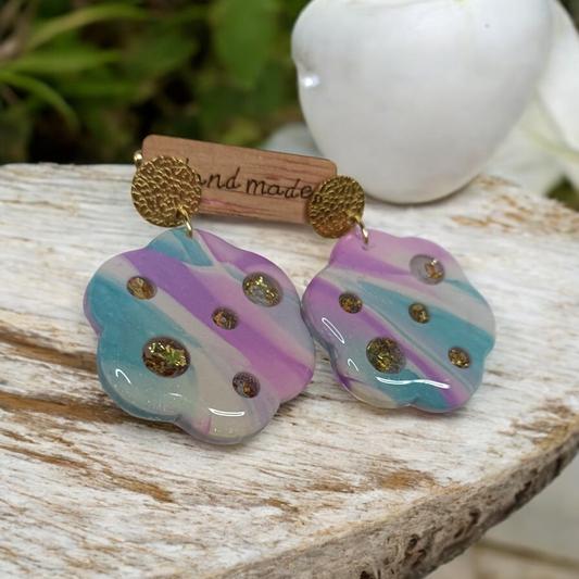 Pendientes multicolor